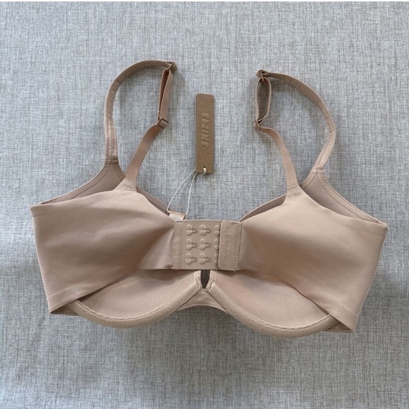 SKIMS Kim K. Ultimate Collection Push Up Plunge Bra BR-UWR-1881 Clay 32DD - Picture 2 of 5